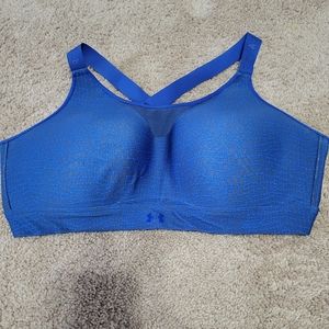 Blue Under Armour High Support Sports Bra